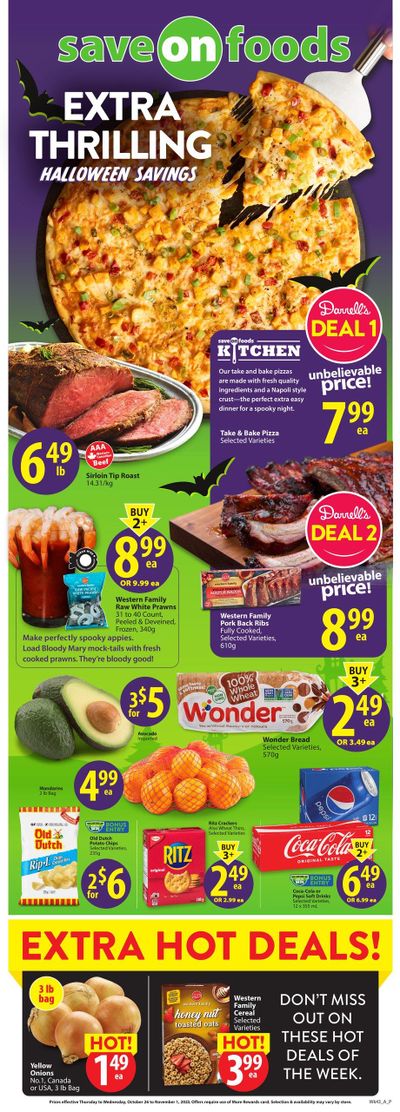 Save On Foods (BC) Flyer October 26 to November 1