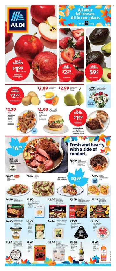 ALDI (IA, WI) Weekly Ad Flyer Specials October 18 to October 24, 2023