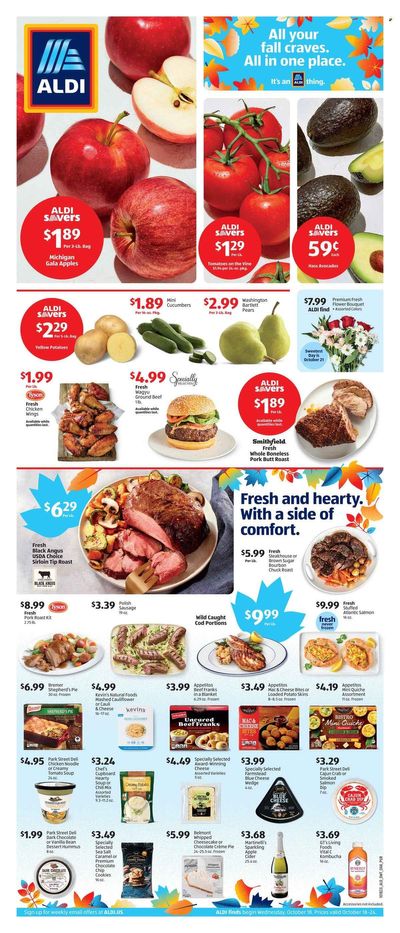 ALDI (IA, IL, WI) Weekly Ad Flyer Specials October 18 to October 24, 2023