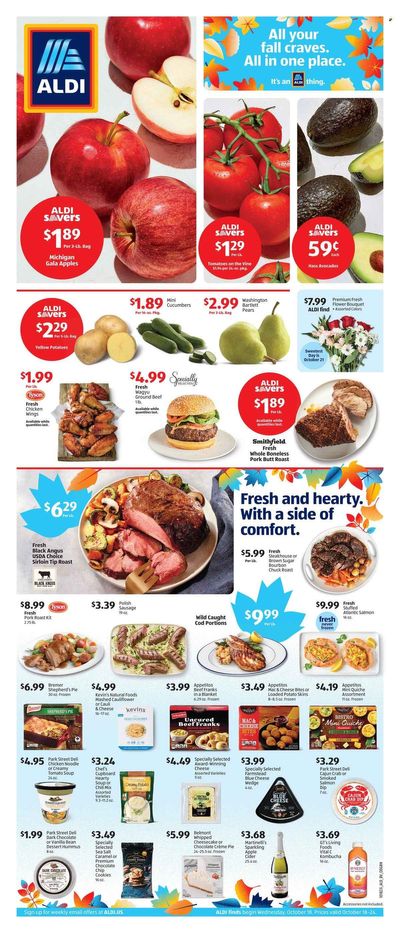 ALDI (IL, IN) Weekly Ad Flyer Specials October 18 to October 24, 2023