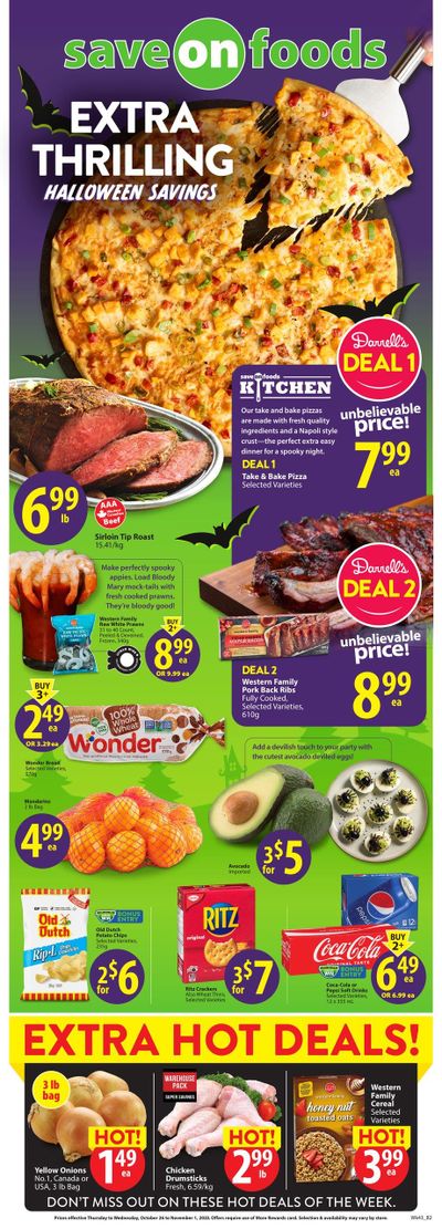 Save On Foods (AB) Flyer October 26 to November 1