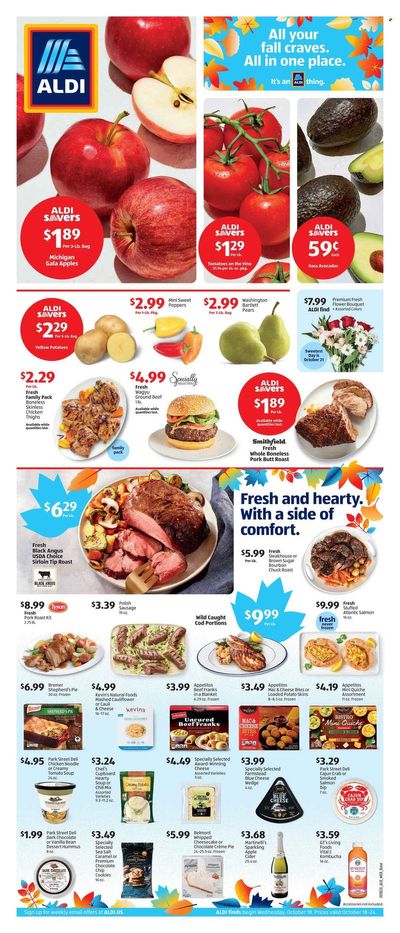 ALDI (MI) Weekly Ad Flyer Specials October 18 to October 24, 2023