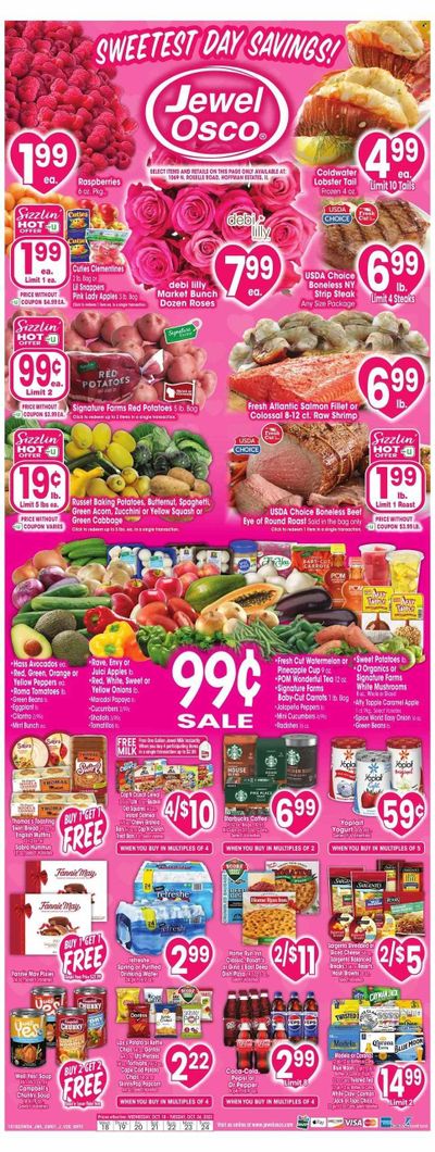 Jewel Osco (IL) Weekly Ad Flyer Specials October 18 to October 24, 2023