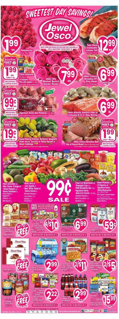 Jewel Osco (IN) Weekly Ad Flyer Specials October 18 to October 24, 2023