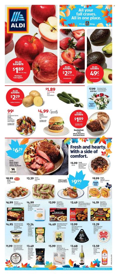 ALDI (TX) Weekly Ad Flyer Specials October 18 to October 24, 2023