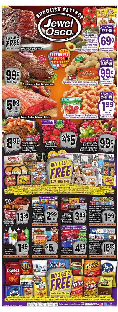 Jewel Osco (IL) Weekly Ad Flyer Specials October 25 to October 31, 2023