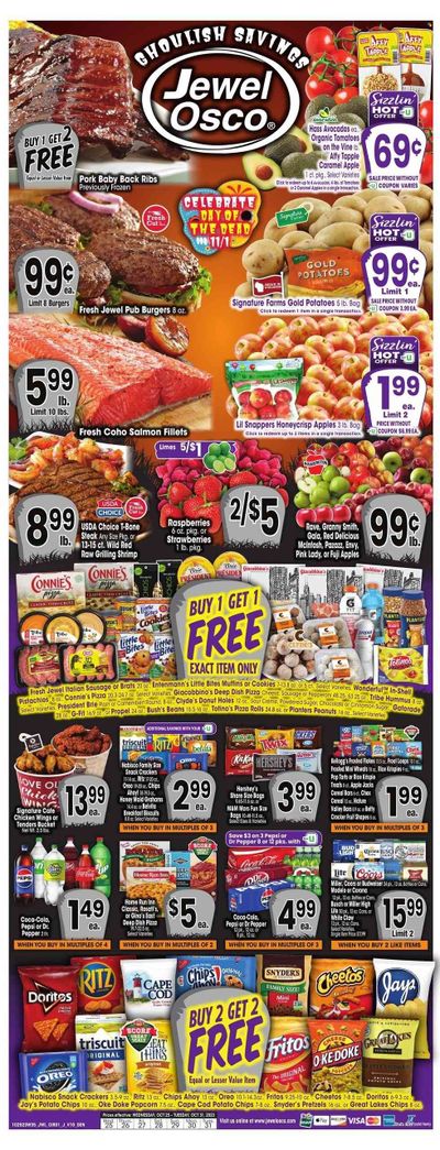 Jewel Osco (IL) Weekly Ad Flyer Specials October 25 to October 31, 2023