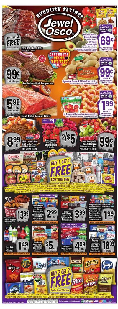Jewel Osco (IL) Weekly Ad Flyer Specials October 25 to October 31, 2023