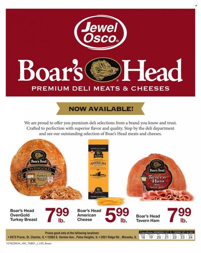 Jewel Osco (IL) Weekly Ad Flyer Specials October 18 to October 24, 2023