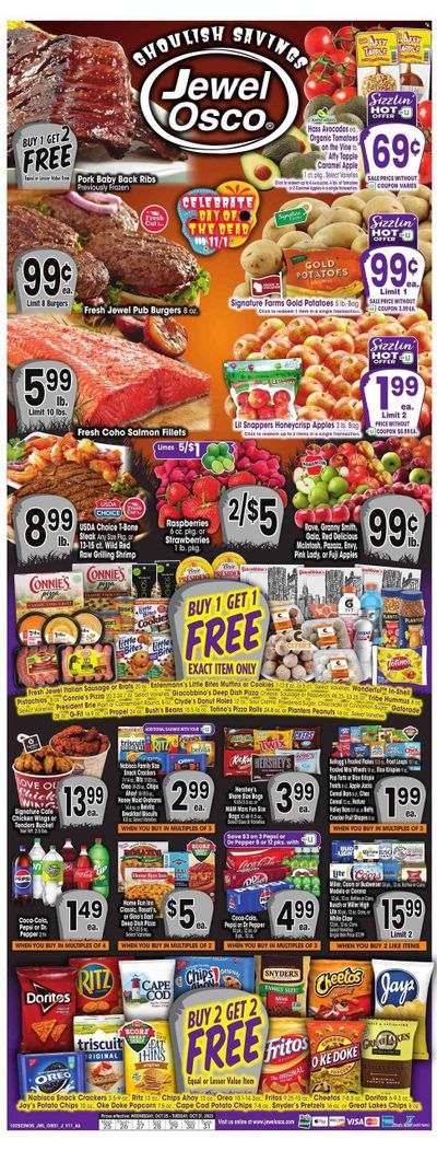 Jewel Osco (IL) Weekly Ad Flyer Specials October 25 to October 31, 2023