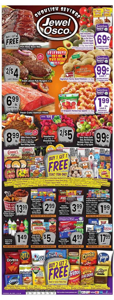 Jewel Osco (IL) Weekly Ad Flyer Specials October 25 to October 31, 2023