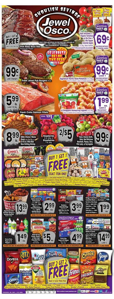 Jewel Osco (IL) Weekly Ad Flyer Specials October 25 to October 31, 2023