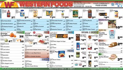 Western Foods Flyer October 25 to 31