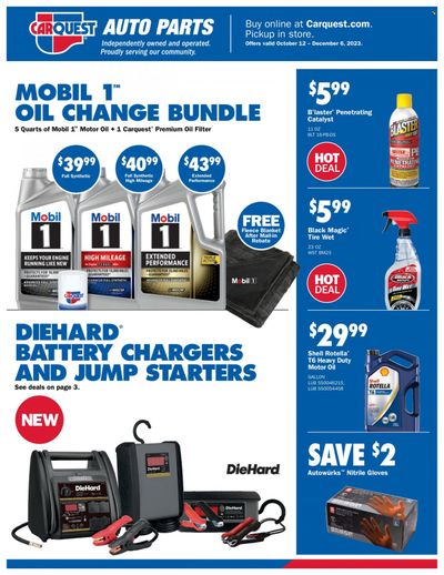 Carquest Weekly Ad Flyer Specials October 12 to December 6, 2023