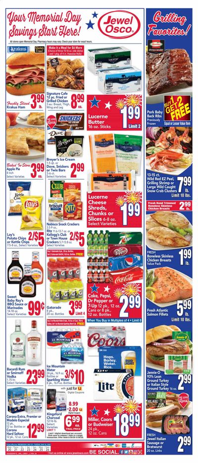 Jewel Osco Weekly Ad & Flyer May 20 to 26