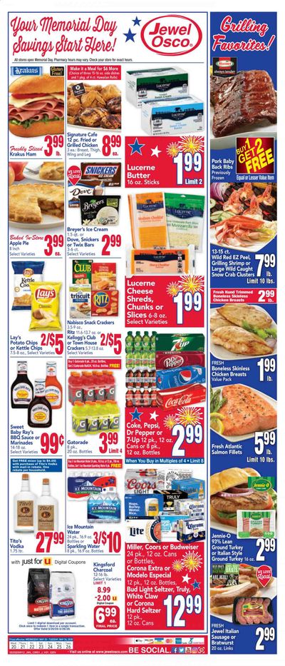 Jewel Osco Weekly Ad & Flyer May 20 to 26