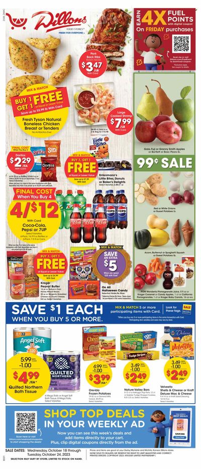 Dillons (KS) Weekly Ad Flyer Specials October 18 to October 24, 2023