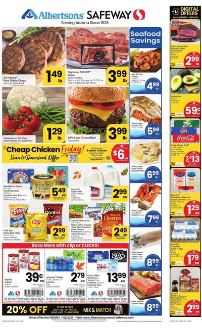 Safeway (AZ) Weekly Ad Flyer Specials October 18 to October 24, 2023