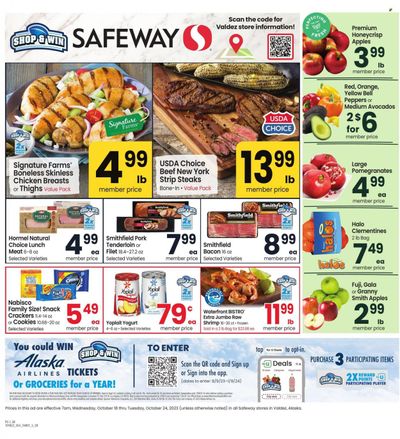 Safeway (AK) Weekly Ad Flyer Specials October 18 to October 24, 2023