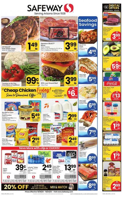 Safeway (AZ) Weekly Ad Flyer Specials October 18 to October 24, 2023