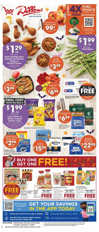 Dillons (KS) Weekly Ad Flyer Specials October 25 to October 31, 2023