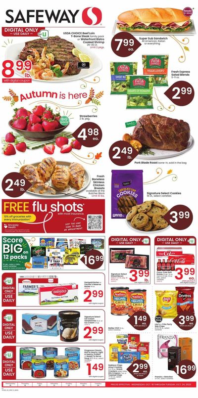Safeway (CO) Weekly Ad Flyer Specials October 18 to October 24, 2023