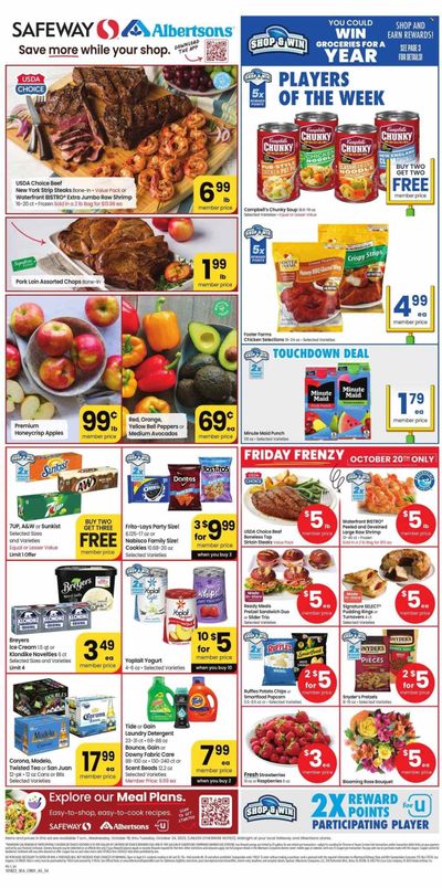 Safeway (ID) Weekly Ad Flyer Specials October 18 to October 24, 2023