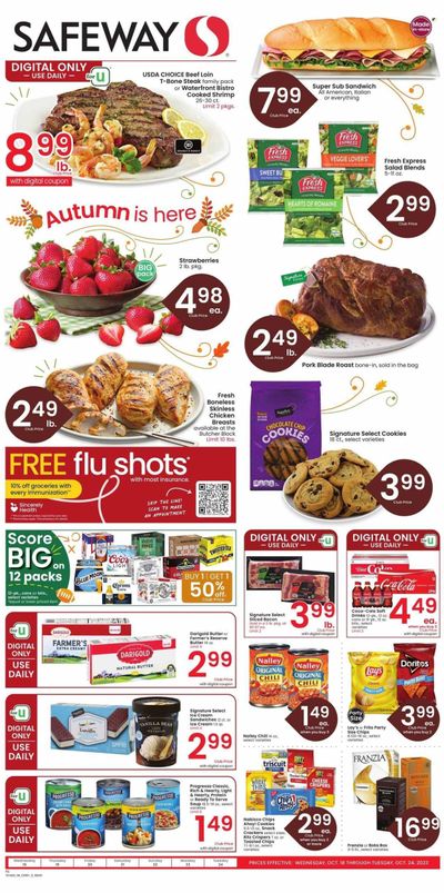 Safeway (MT) Weekly Ad Flyer Specials October 18 to October 24, 2023