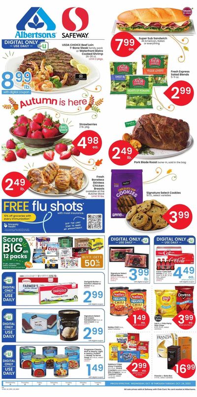 Safeway (MT) Weekly Ad Flyer Specials October 18 to October 24, 2023