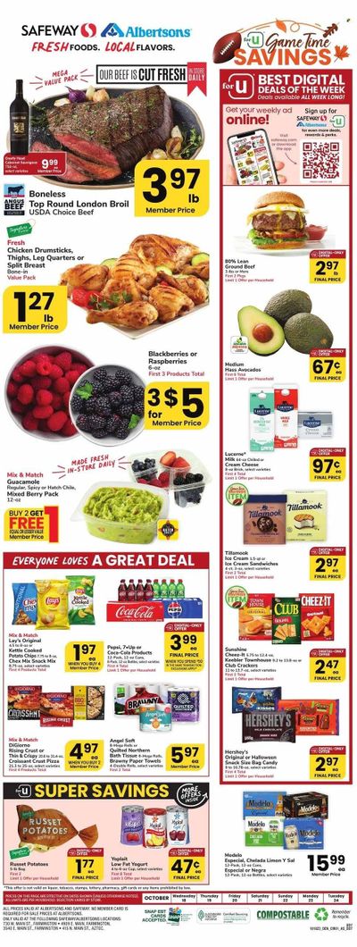 Safeway (NM) Weekly Ad Flyer Specials October 18 to October 24, 2023