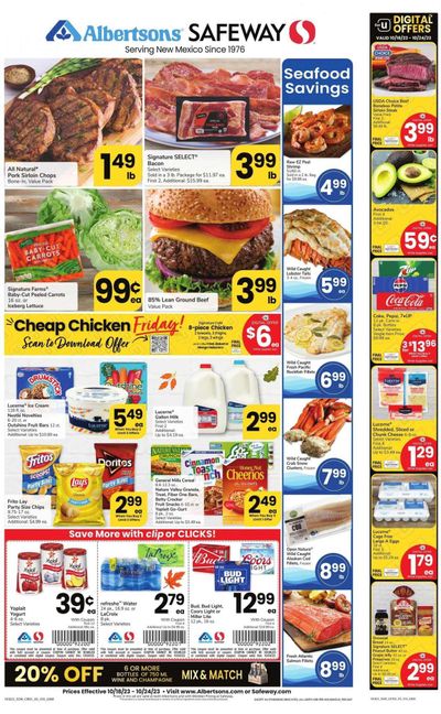 Safeway (NM) Weekly Ad Flyer Specials October 18 to October 24, 2023