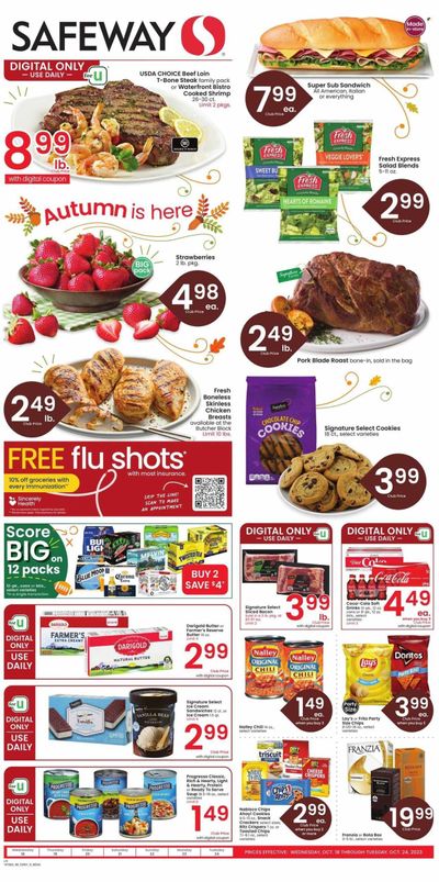 Safeway (WY) Weekly Ad Flyer Specials October 18 to October 24, 2023
