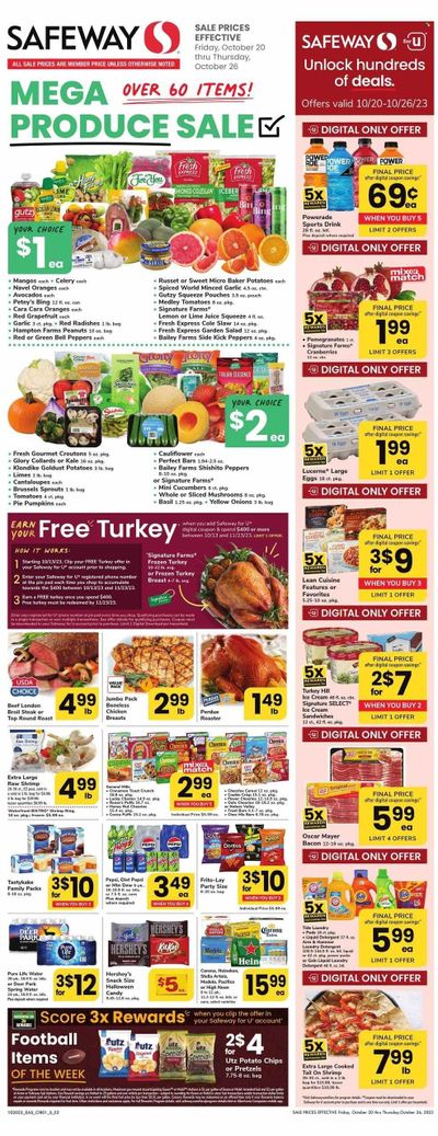 Safeway (VA) Weekly Ad Flyer Specials October 20 to October 26, 2023