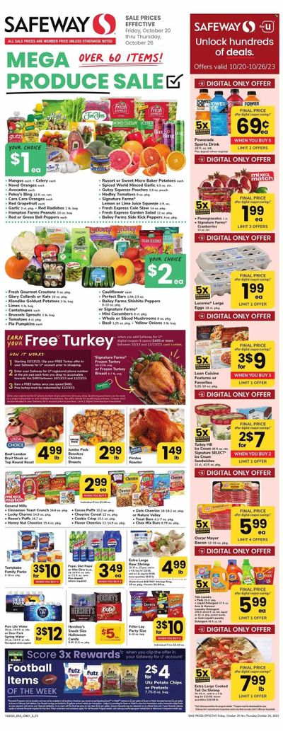 Safeway (DE) Weekly Ad Flyer Specials October 20 to October 26, 2023