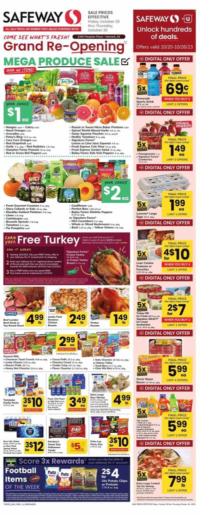 Safeway (DE) Weekly Ad Flyer Specials October 20 to October 26, 2023