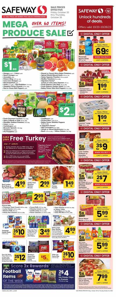 Safeway (MD) Weekly Ad Flyer Specials October 20 to October 26, 2023