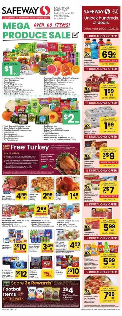 Safeway (MD) Weekly Ad Flyer Specials October 20 to October 26, 2023