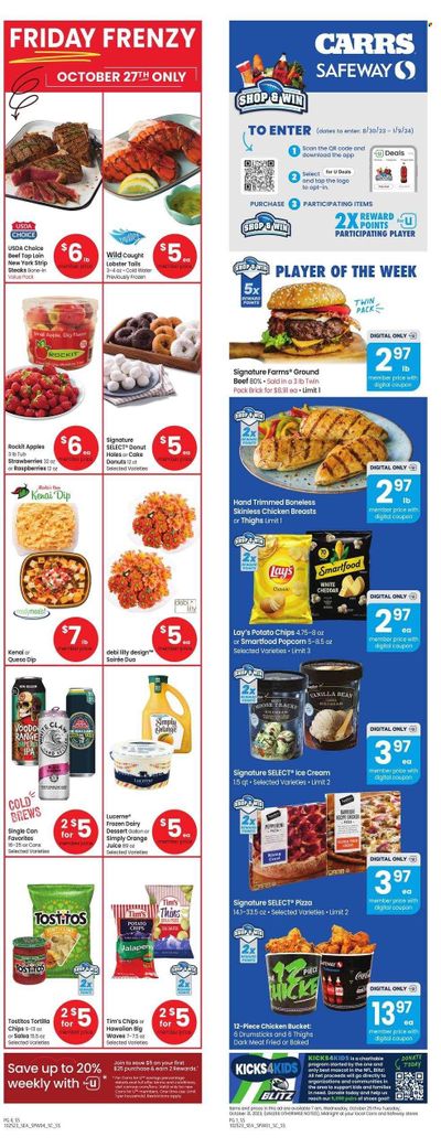 Safeway (AK) Weekly Ad Flyer Specials October 25 to October 31, 2023