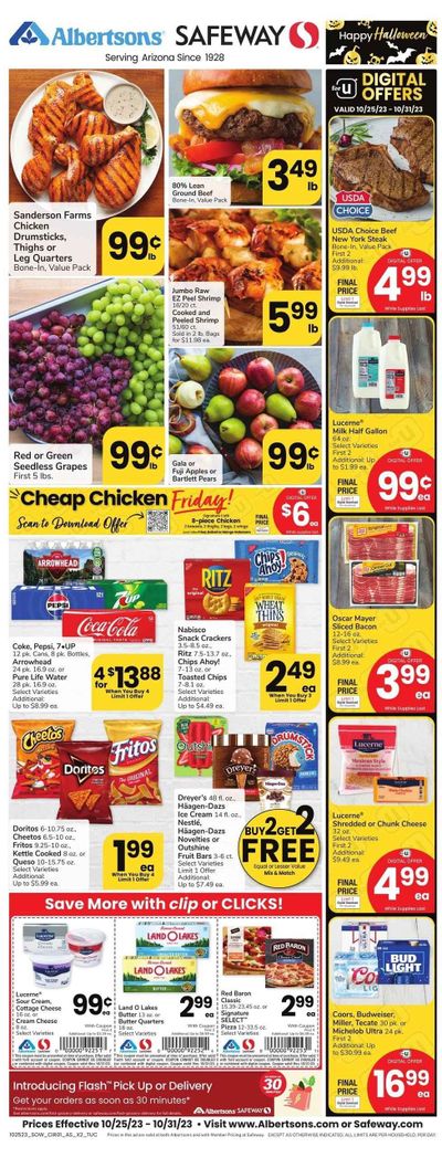 Safeway (AZ) Weekly Ad Flyer Specials October 25 to October 31, 2023