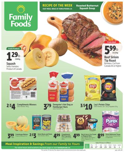 Family Foods Flyer October 26 to November 1