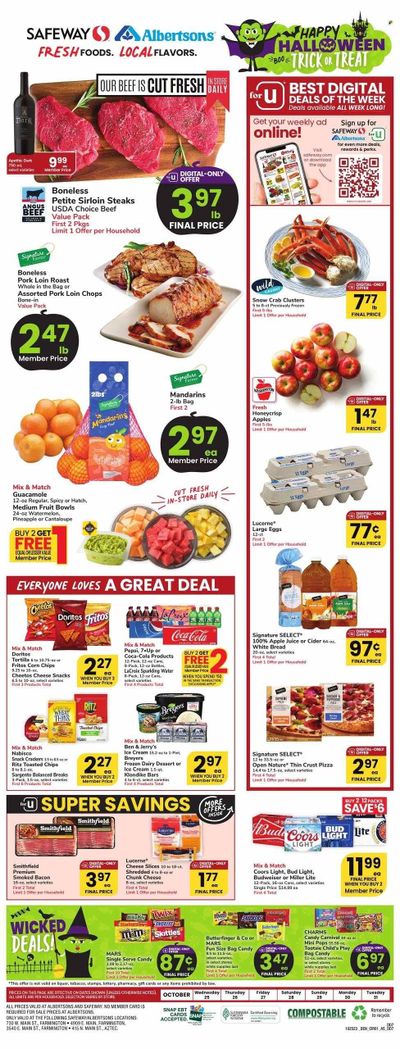 Safeway (NM) Weekly Ad Flyer Specials October 25 to October 31, 2023