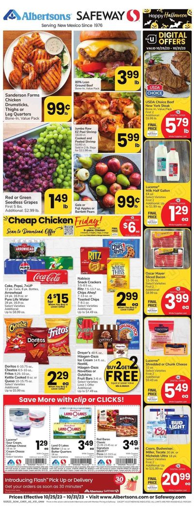 Safeway (NM) Weekly Ad Flyer Specials October 25 to October 31, 2023