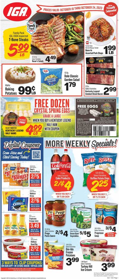 IGA (VA) Weekly Ad Flyer Specials October 18 to October 24, 2023