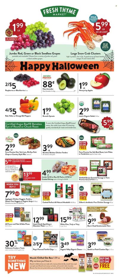 Fresh Thyme Weekly Ad Flyer Specials October 25 to October 31, 2023