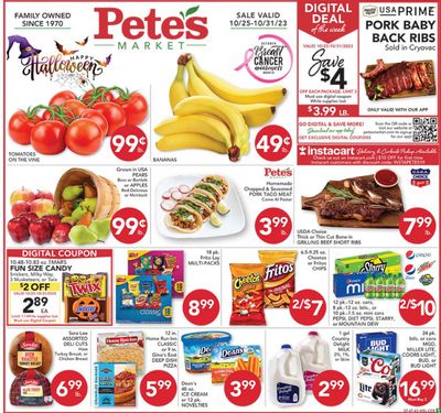 Pete's Fresh Market (IL) Weekly Ad Flyer Specials October 25 to October 31, 2023