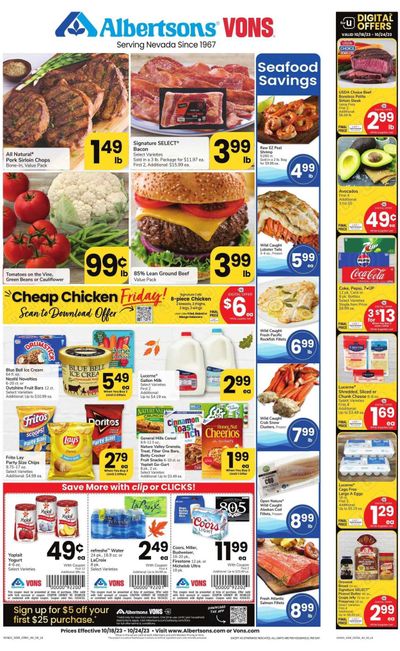 Vons (NV) Weekly Ad Flyer Specials October 18 to October 24, 2023