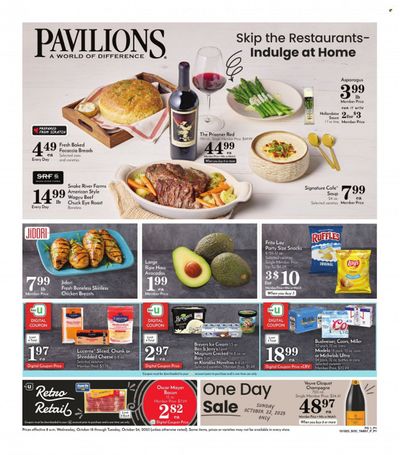 Pavilions (CA) Weekly Ad Flyer Specials October 18 to October 24, 2023