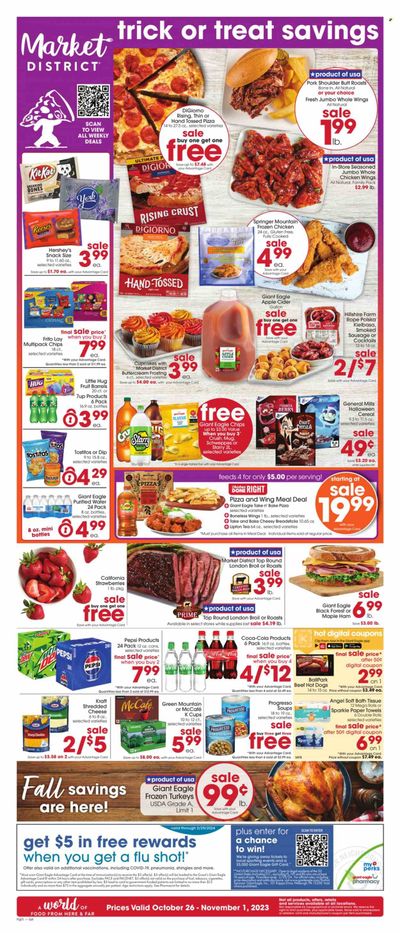 Giant Eagle (OH) Weekly Ad Flyer Specials October 26 to November 1, 2023