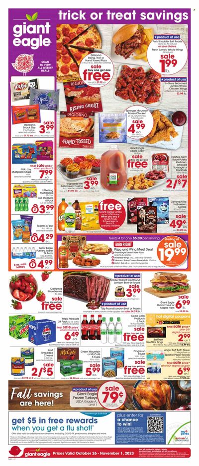 Giant Eagle (OH) Weekly Ad Flyer Specials October 26 to November 1, 2023