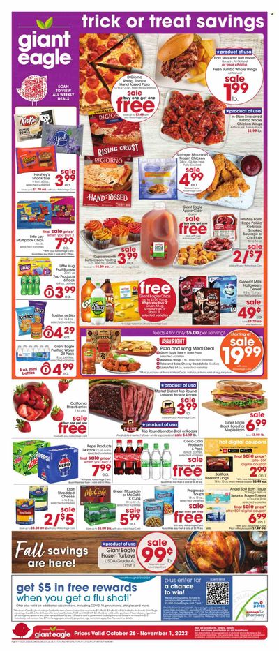 Giant Eagle (WV) Weekly Ad Flyer Specials October 26 to November 1, 2023